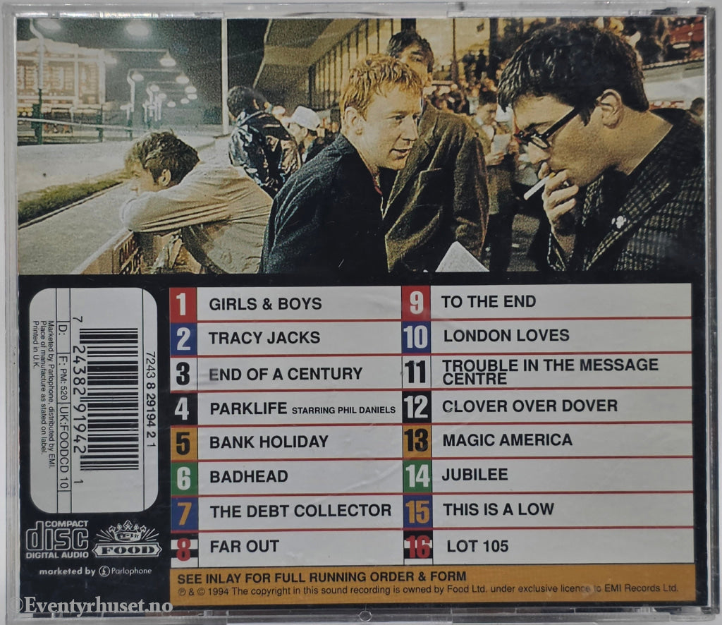 Blur. 1994. Parklife. . CD.