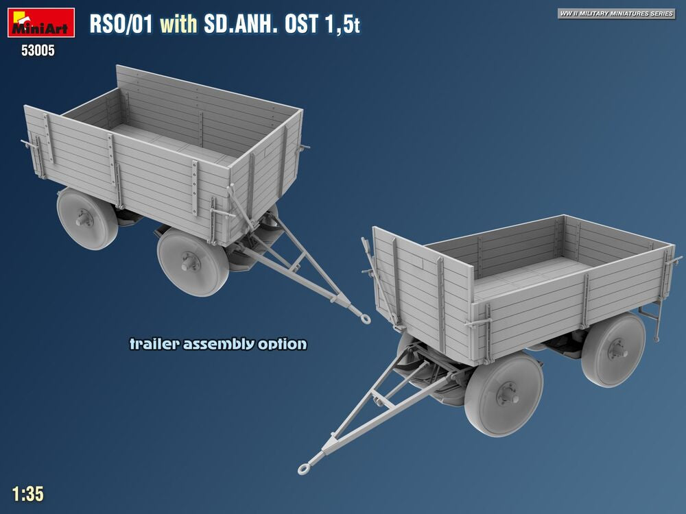 RSO/01 with Trailer Sd.Anh. Ost 1,5 t