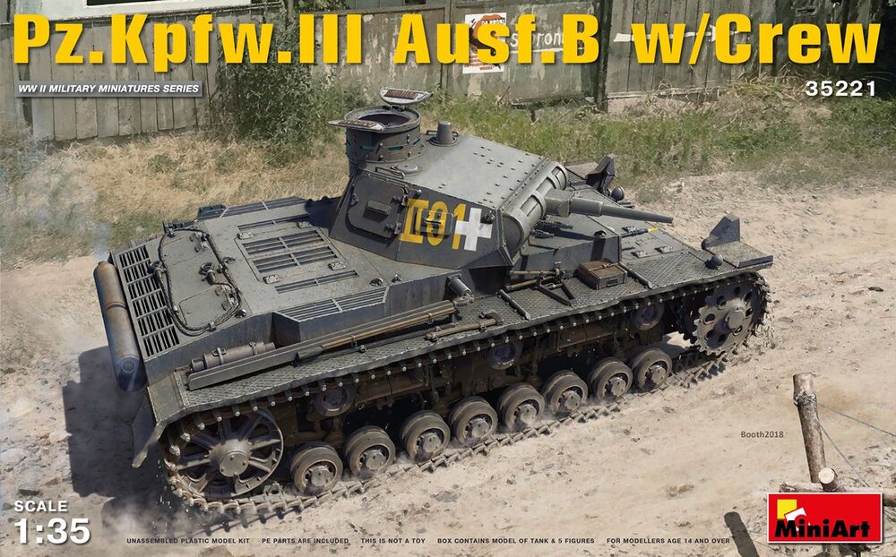 Pz.Kpfw.3 Ausf.B w/Crew