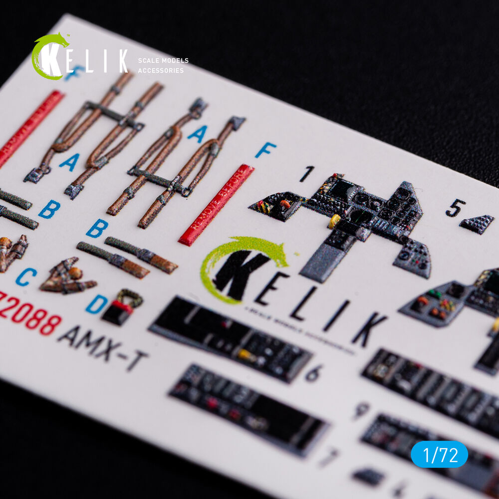 AMX-T interior 3D decals for Italeri kit
