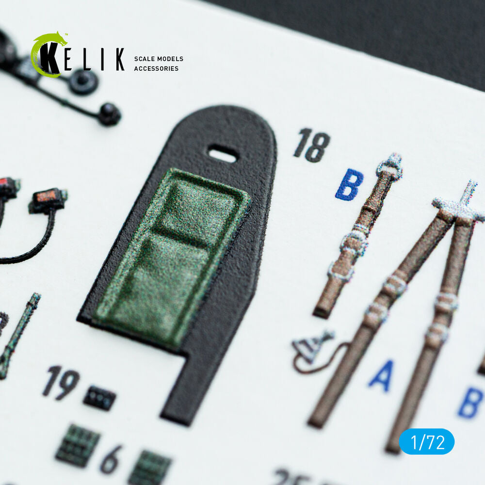 Mosquito PR.XVI - interior 3D decals for Airfix kit