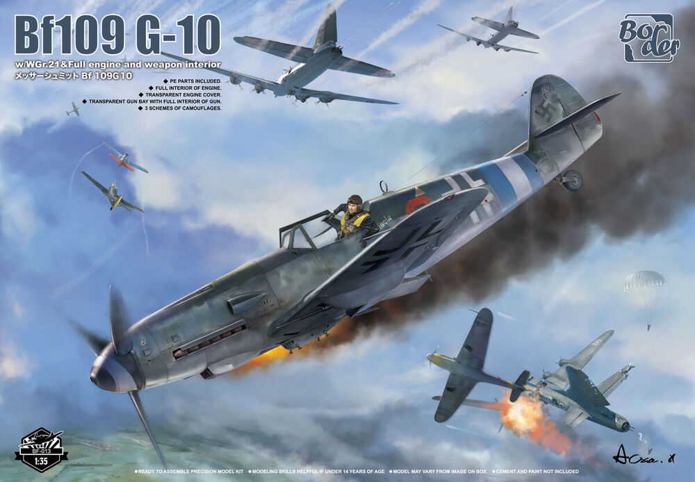 Bf 109 G-10 w/ WGr.21 & Full Engine and Weapon Interior