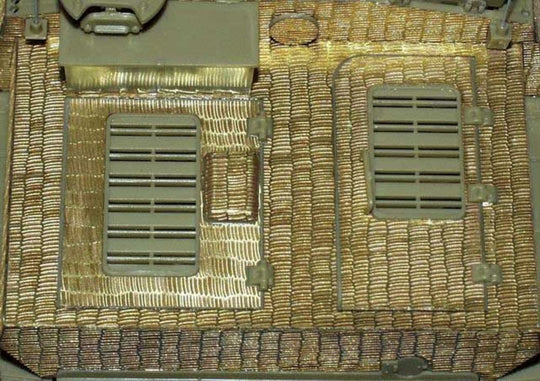 SD.KFZ. 163 Sturmgeschütz IV Zimmerit Fotoätzsatz