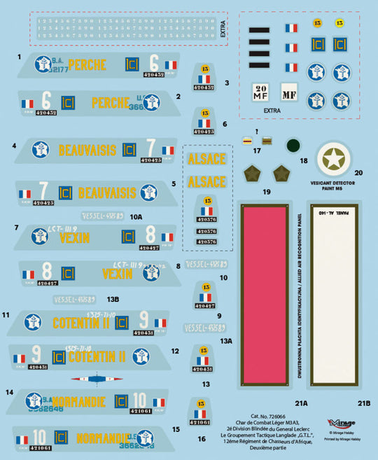 Le Débarquement de Normandie" Light Tank M3A3,