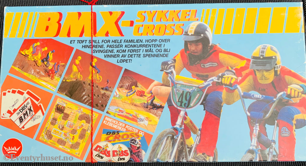 Bmx-Sykkelcross. 1987. Brettspill. Brettspill