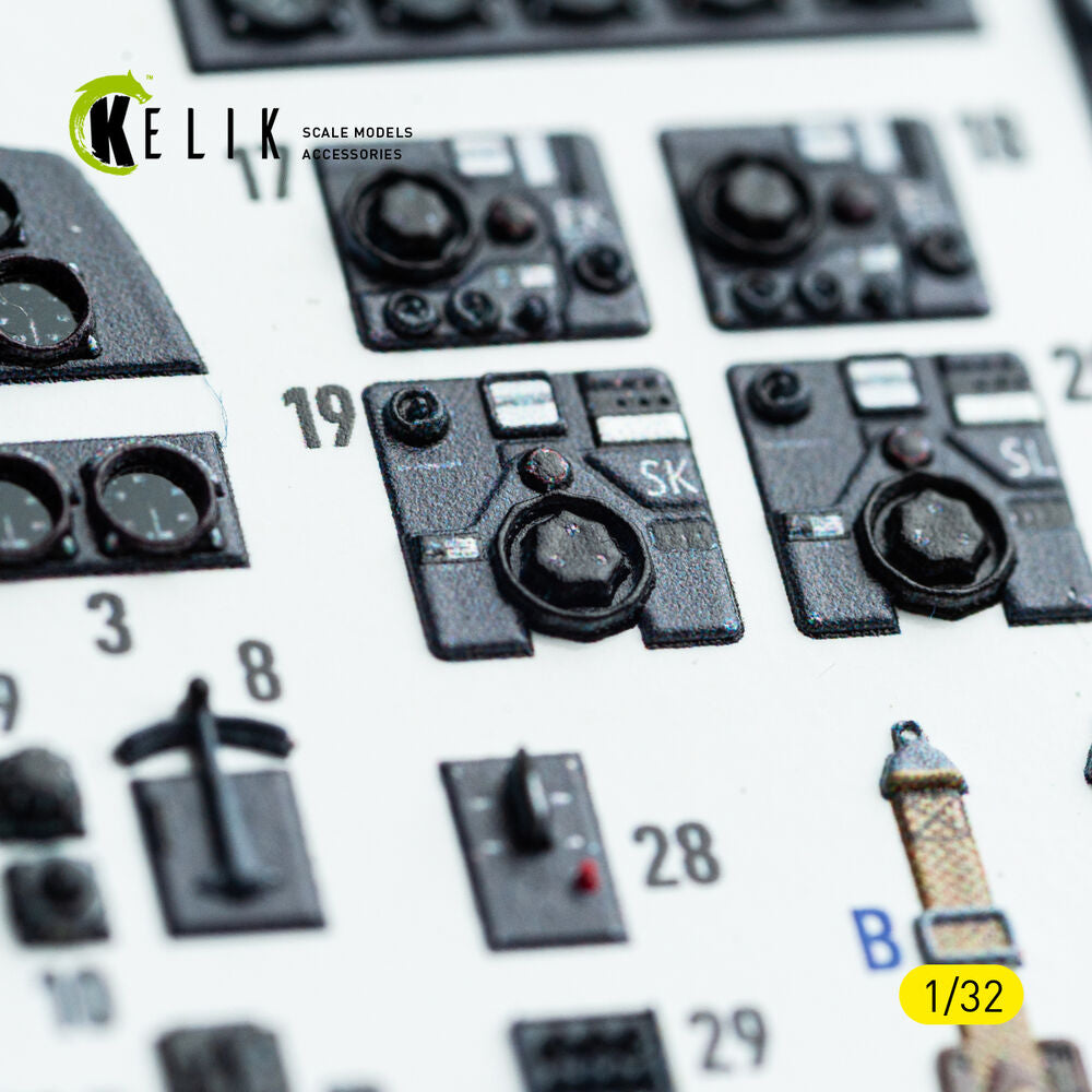Bf-110D - interior 3D decals for Dragon/Hobby 2000 kit