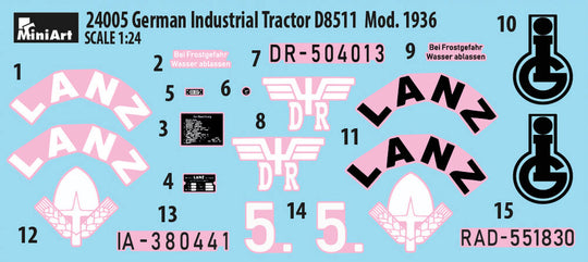 German Industrial Tractor D8511  Mod. 1936