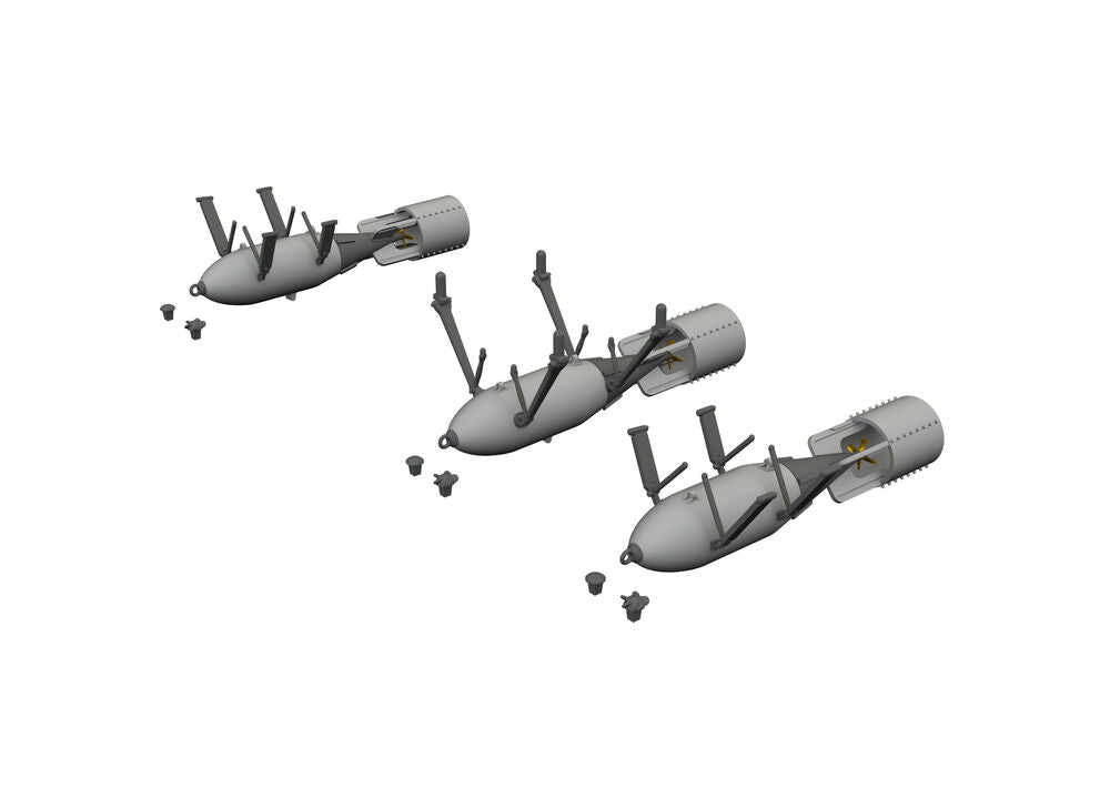 P-40 250lb MC British bombs PRINT  EDUARD