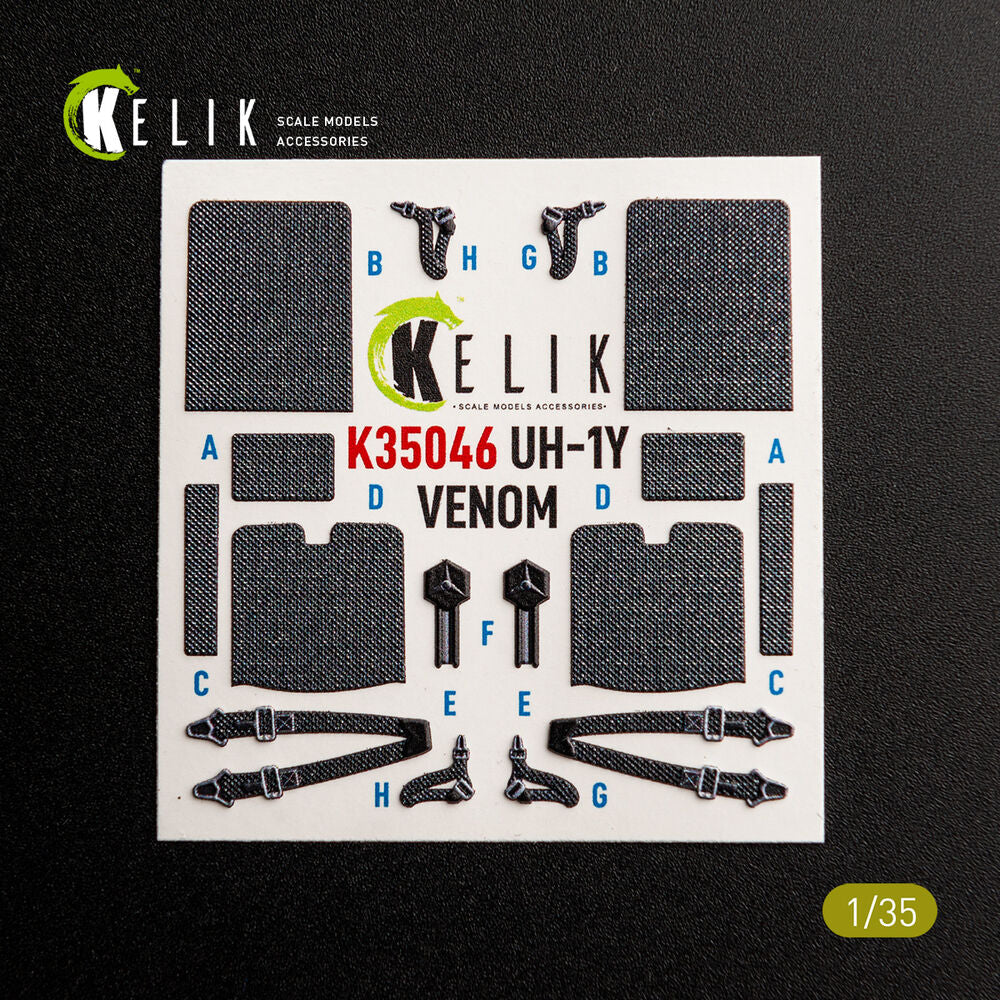 UH-1Y VENOM - interior 3D decals for Trumpeter