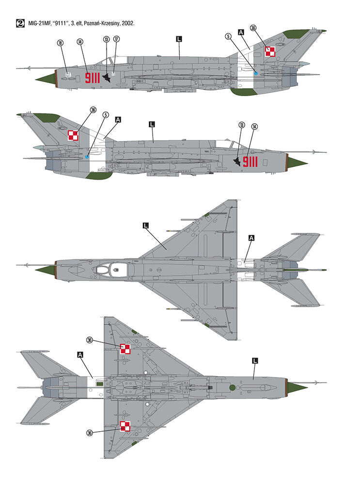 MiG-21MF Polish Air Force