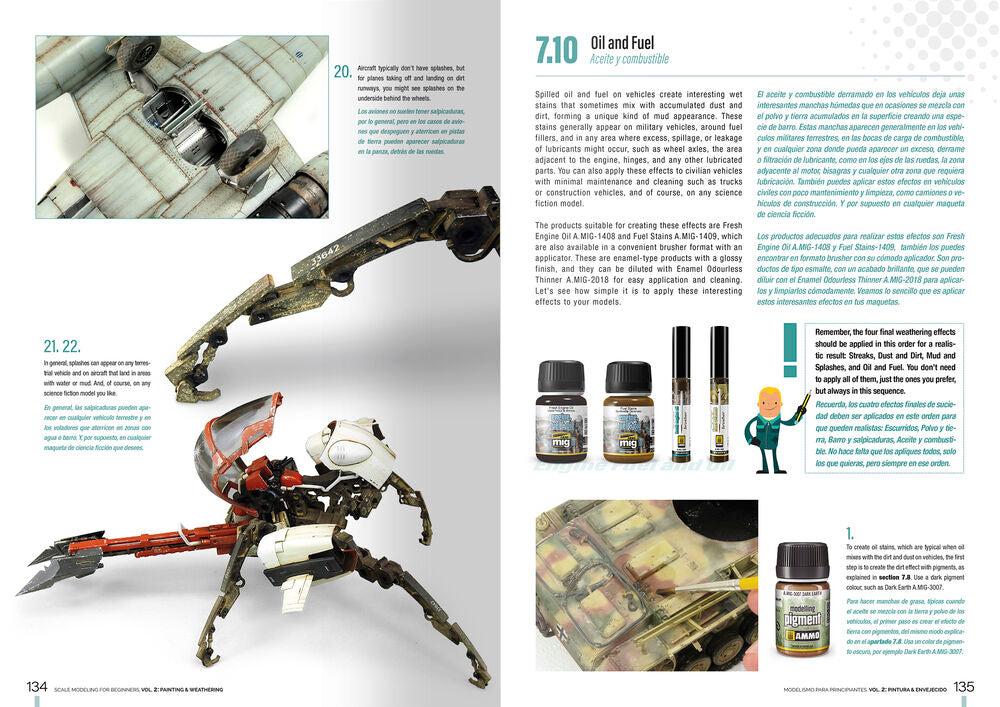 Scale Modeling for Beginners Vol. 2: Paint & Weathering - BILINGUAL BOOK