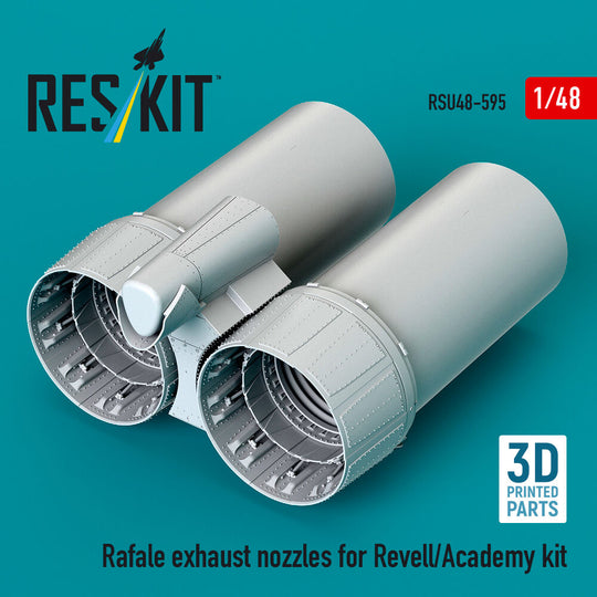 Rafale exhaust nozzles for Revell/Academy kit (3D Printed)