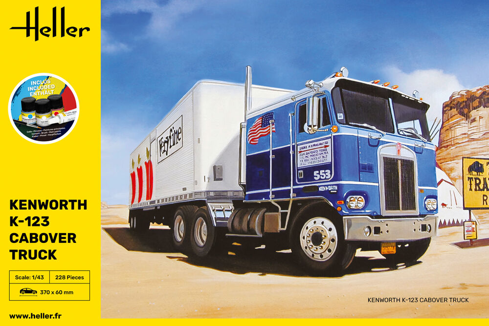 STARTER KIT Kenworth K-123 Cabover Truck