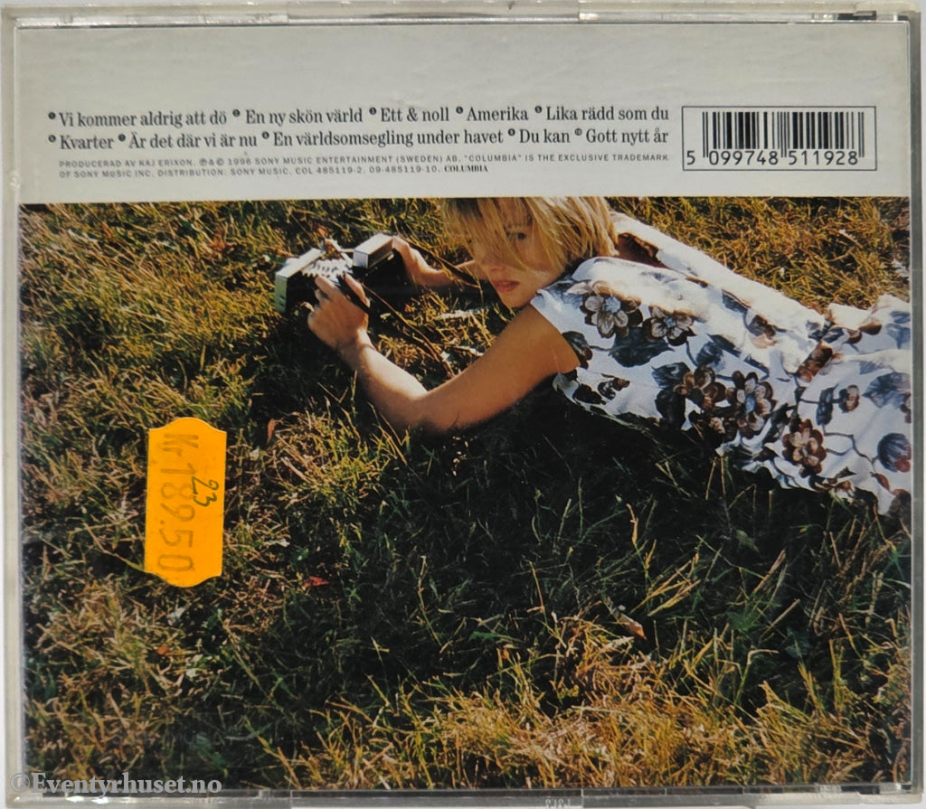 Bo Kaspers Orkester. 1999. Amerika. Musikk-CD.