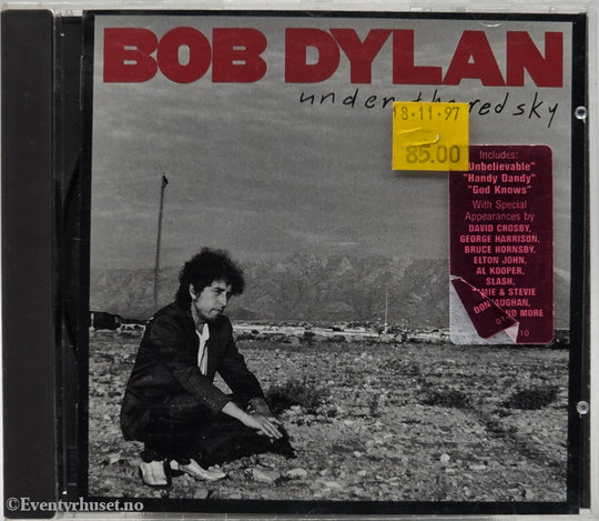 Bob Dylan, 1990, Under the Red Sky. Musikk-CD.