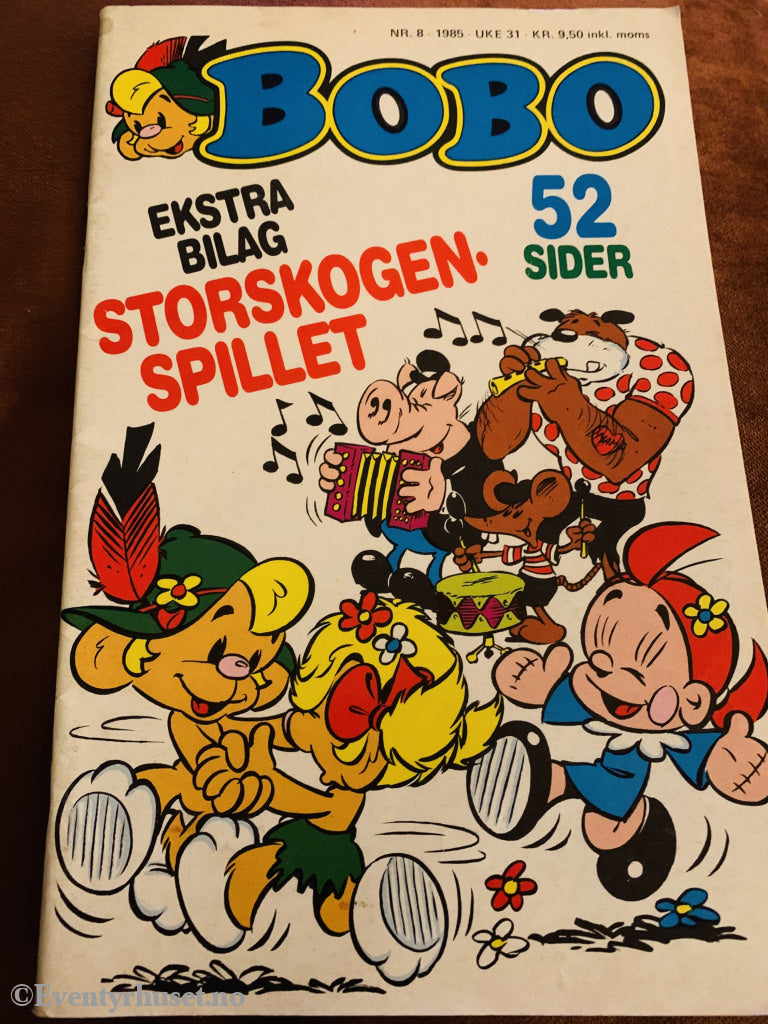 Bobo. 1985/08. Tegneserieblad