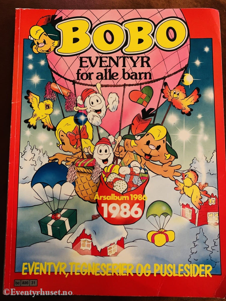 Bobo - Eventyr For Alle Barn. 1986. Tegneseriealbum. Tegneseriealbum