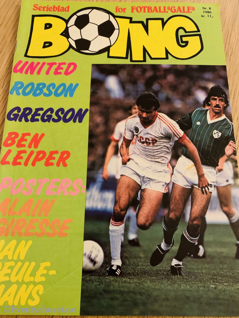 Boing. 1986/08. Tegneserieblad