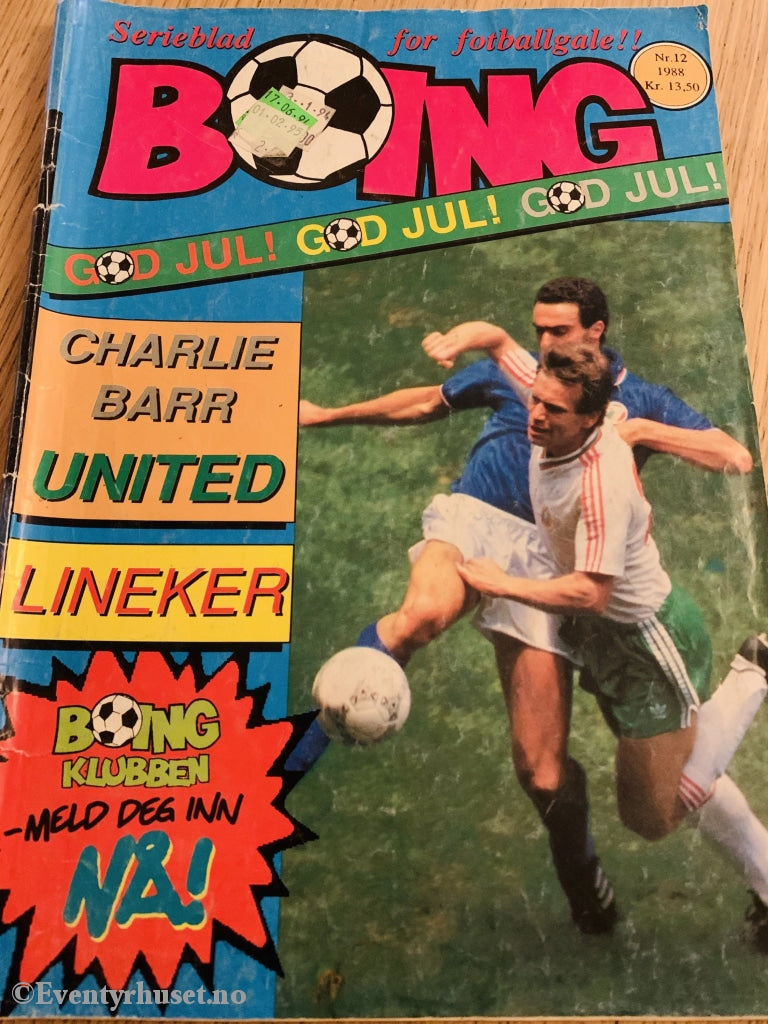 Boing. 1988/12. Tegneserieblad