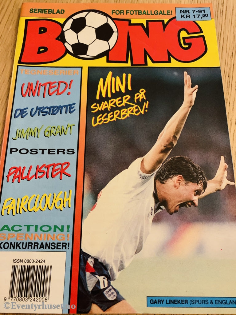 Boing. 1991/07. Tegneserieblad