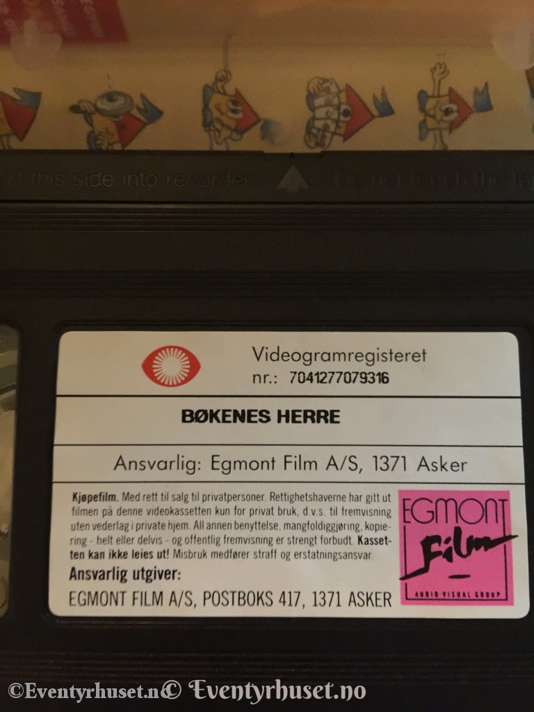 Bøkenes Herre. 1994. Vhs. Vhs