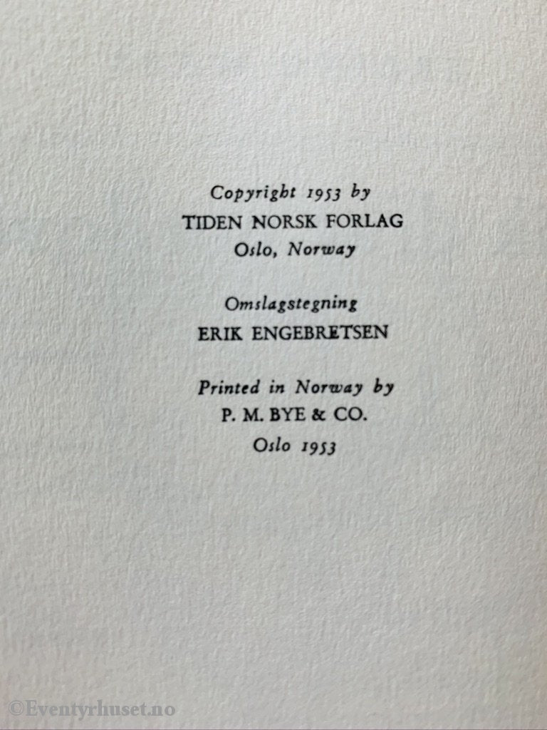 Bokfink-Serien Nr. 05: Erling Næss. 1953. Erik Drar Nordover. Fortelling