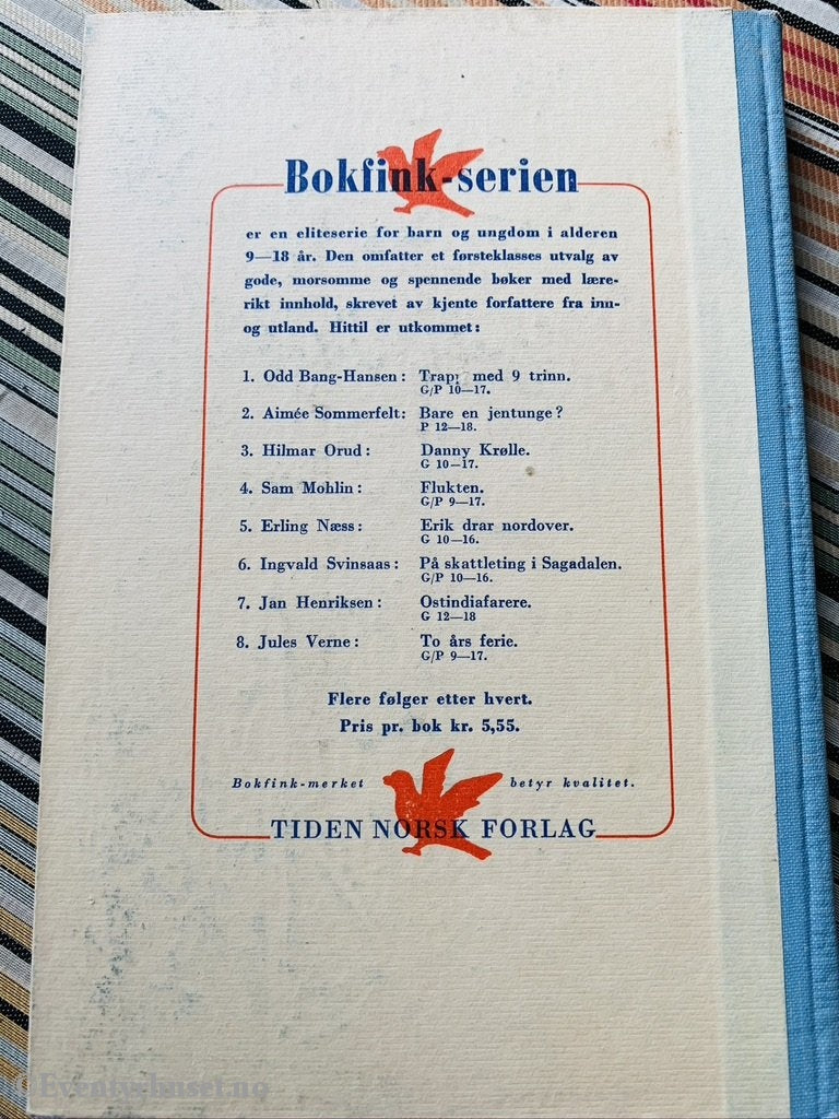 Bokfink-Serien Nr. 07: Jan Henriksen. 1953. Ostindiafarere. Fortelling