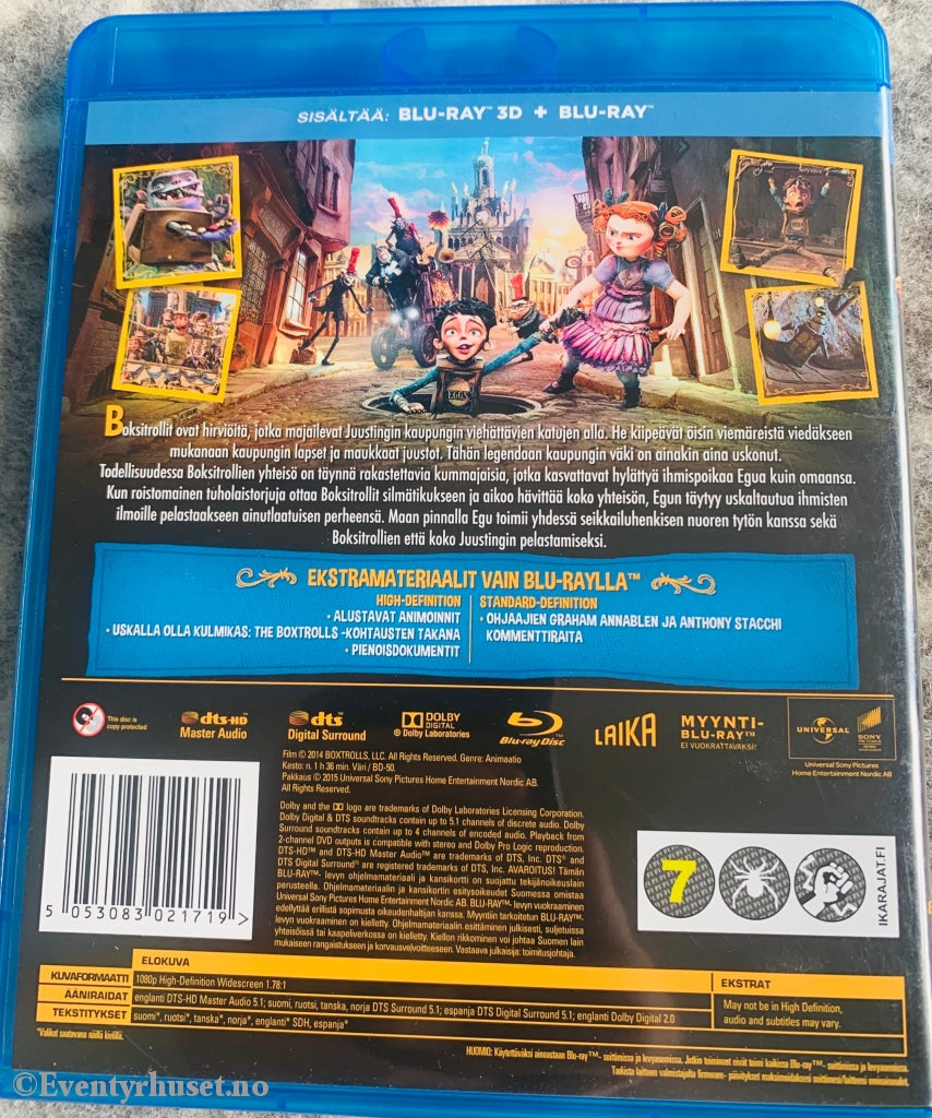 Bokstrollene. Blu-Ray. Finsk Utgave Med Norsk Tale. Blu-Ray Disc