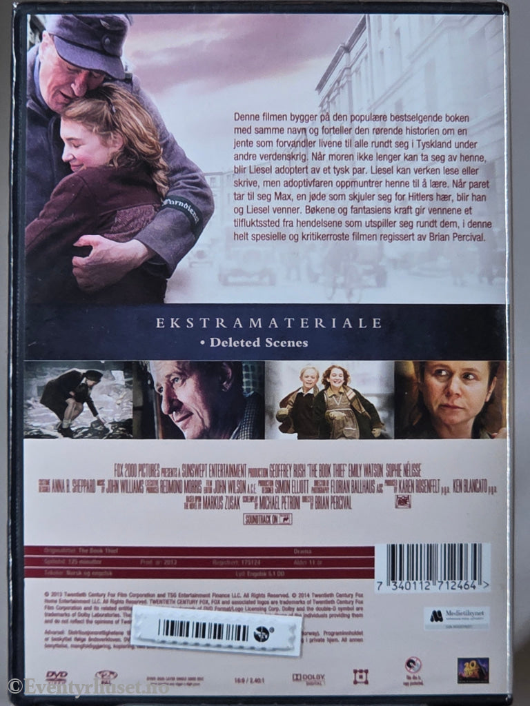 Boktyven (2013). DVD. Ny i plast!