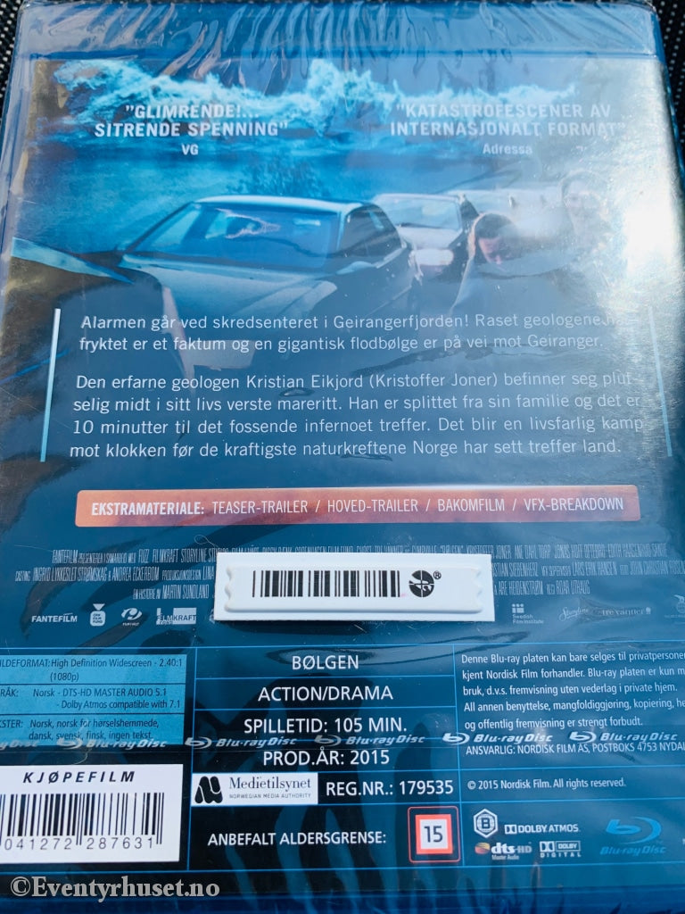 Bølgen. Blu-Ray. Ny I Plast! Blu-Ray Disc