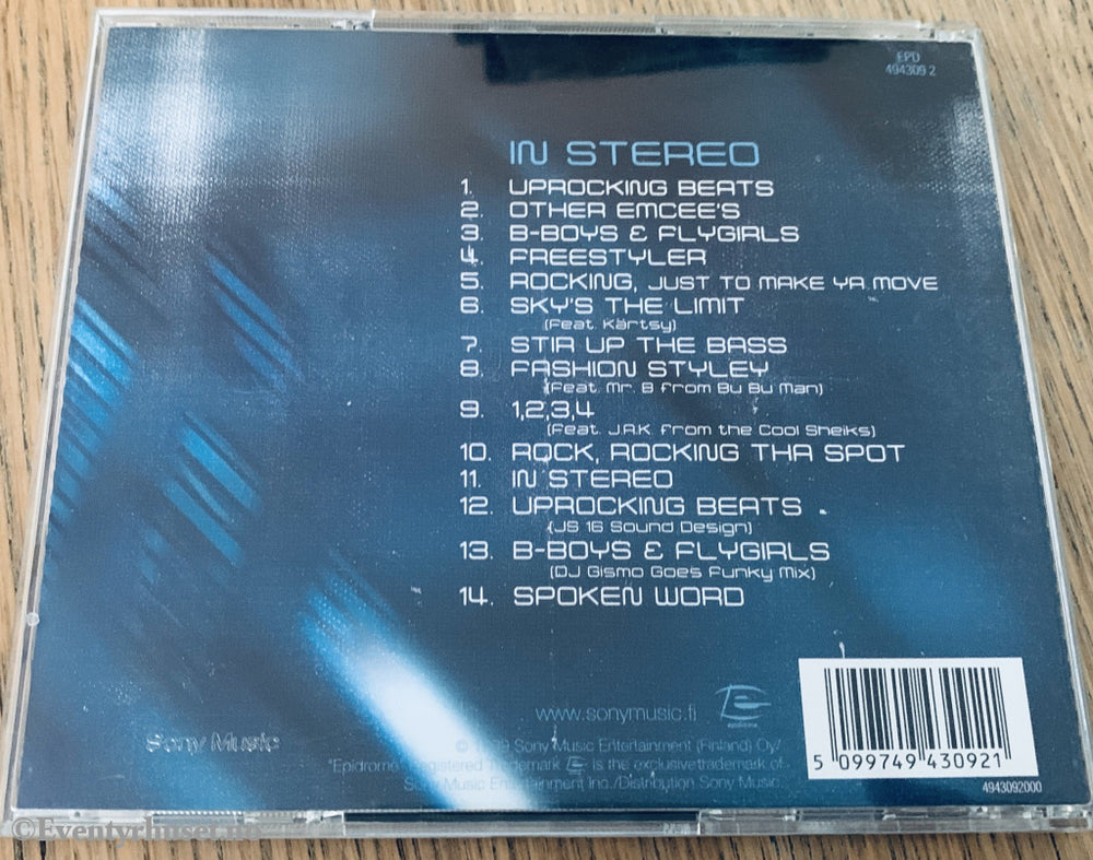 Bomfunk MC's. In Stereo. 1999. Musikk-CD.
