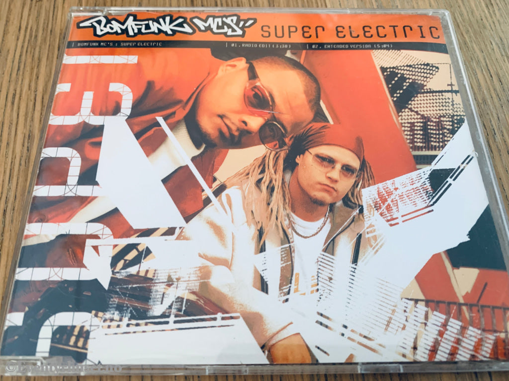 Bomfunk MC's, Super Electric (Single), 2001. Musikk-CD.