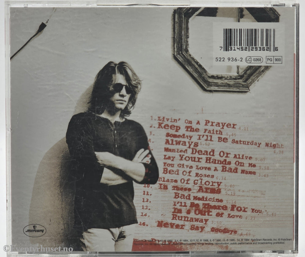 Bon Jovi. 1994. Cross Road (The Best of Bon Jovi). CD.