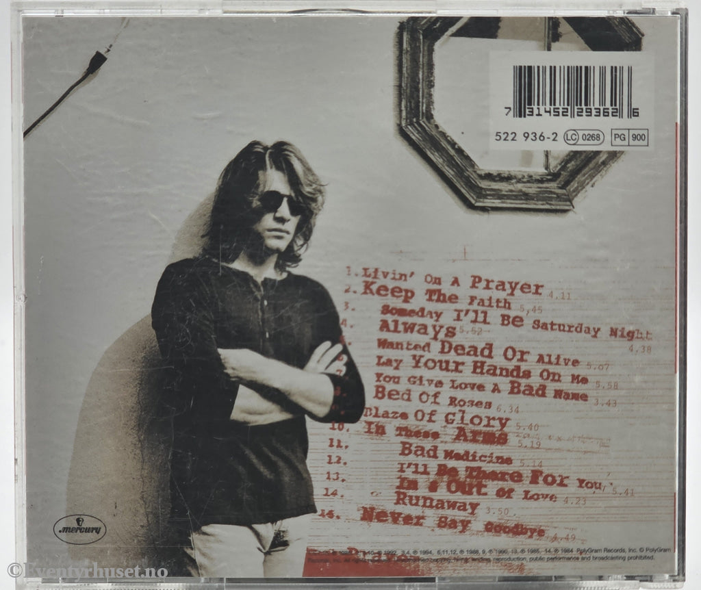 Bon Jovi. 1994. Cross Road (The Best of Bon Jovi). CD.