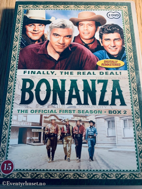 Bonanza - The Offical First Season. Box 2. Dvd Samleboks.