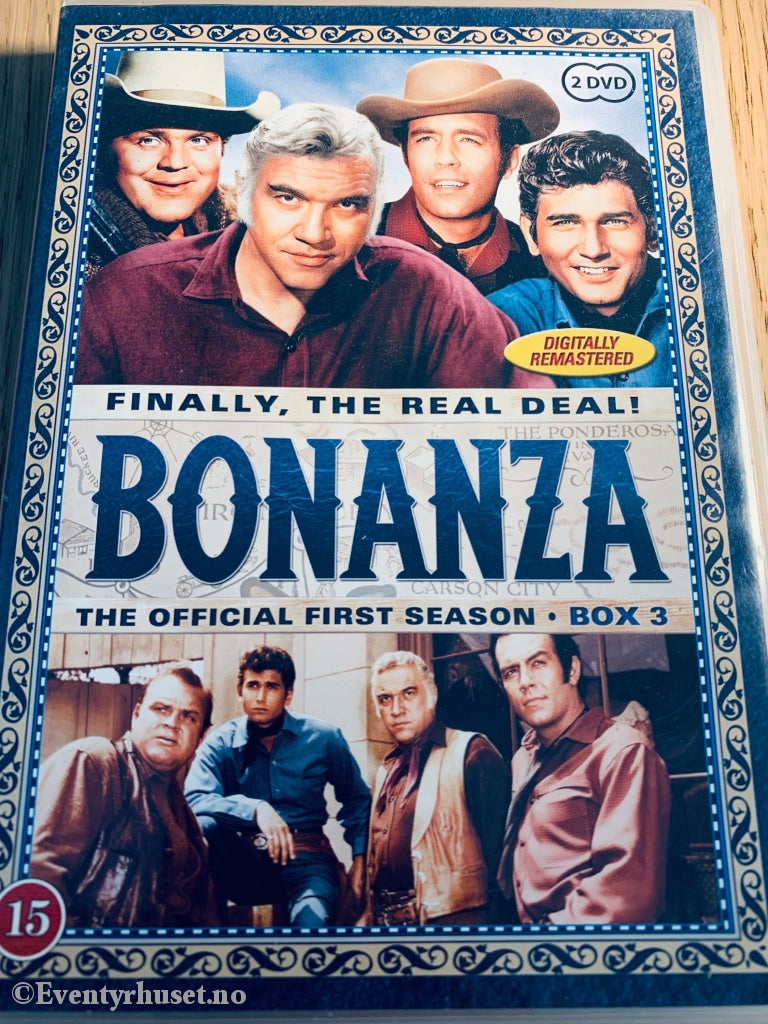 Bonanza - The Offical First Season. Box 3. Dvd Samleboks.