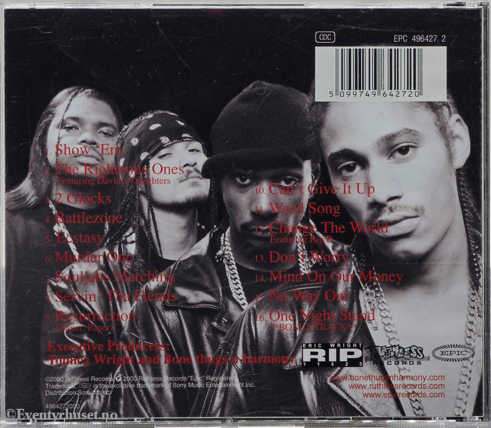 Bone Thugs-N-Harmony – BTNHResurrection. 2000. CD.