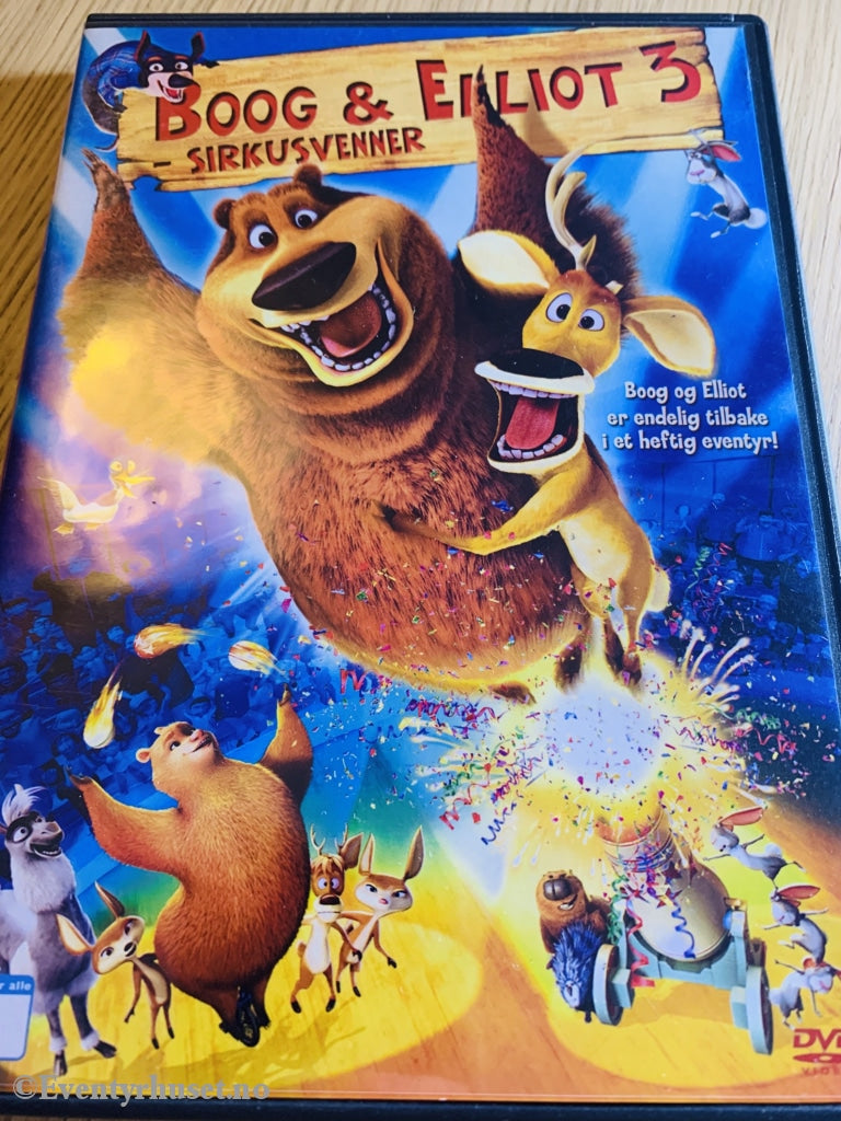 Boog & Elliot 3 - Sirkusvenner. Dvd. Dvd