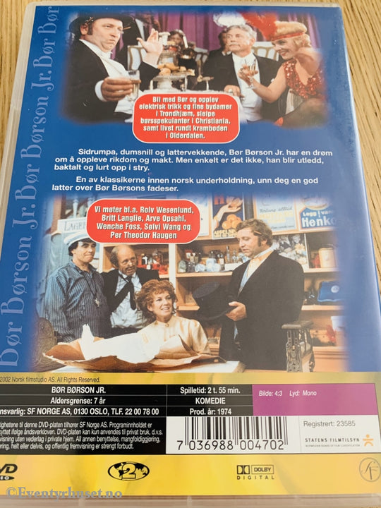 Bør Børson Jr. 1974. Dvd. Dvd