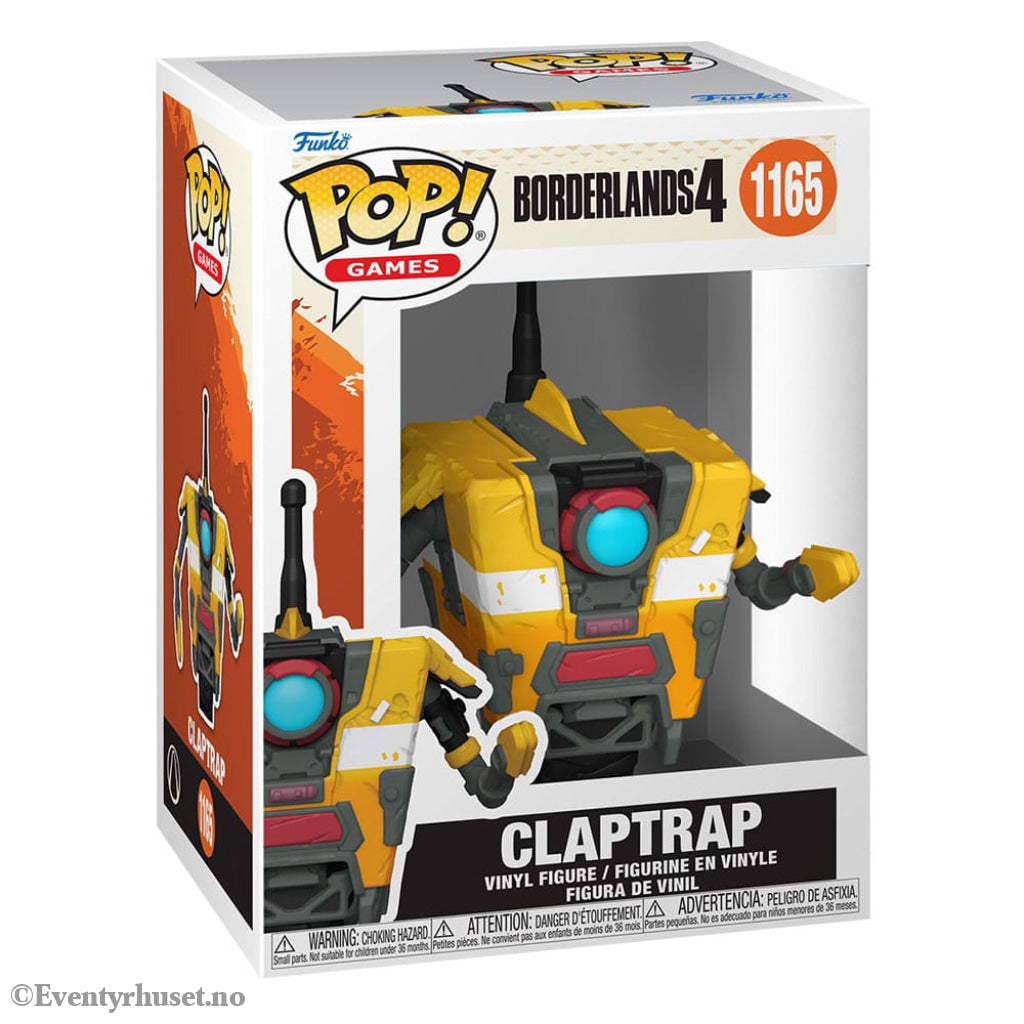 Borderlands 4 POP! Games Vinyl Figure Claptrap 9 cm Collectibles