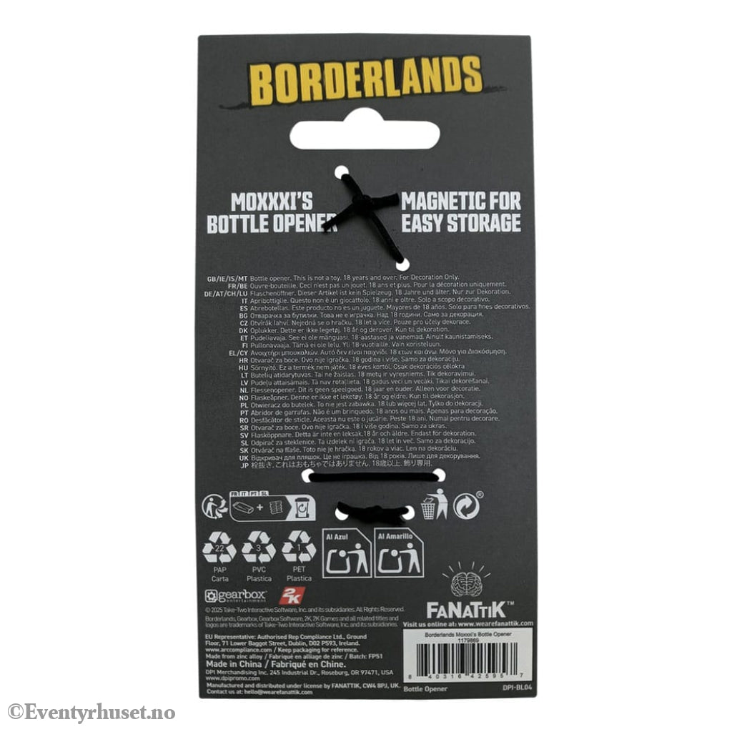 Borderlands Bottle Opener Mad Moxxi Home & Gifts