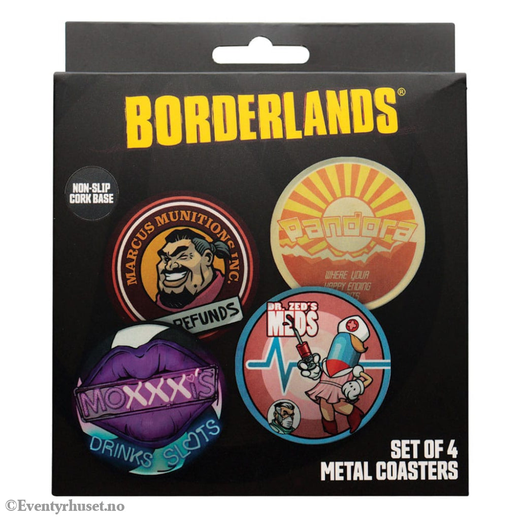 Borderlands Coaster 4-Pack Home & Gifts