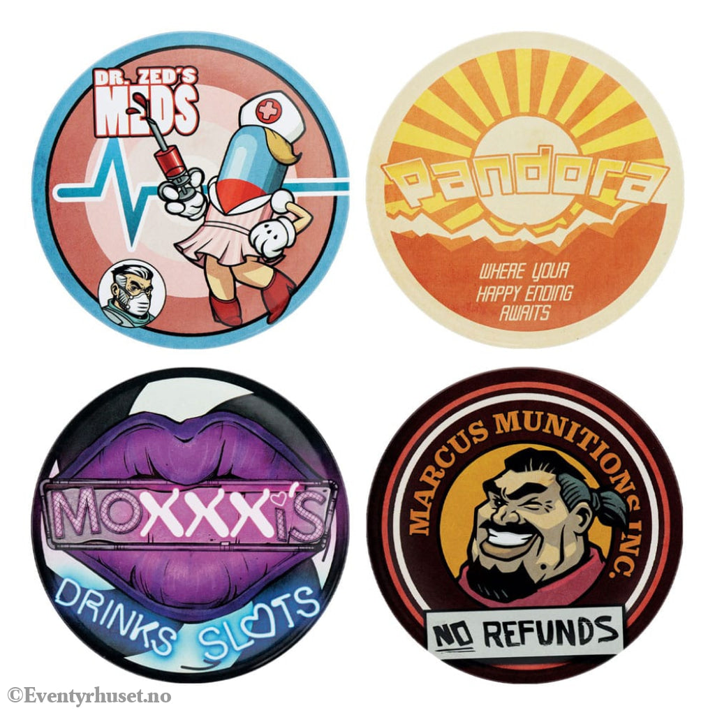 Borderlands Coaster 4-Pack Home & Gifts