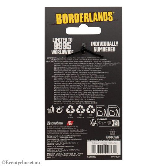 Borderlands Keychain Catch-A-Ride Limited Edition Fashion & Accessories