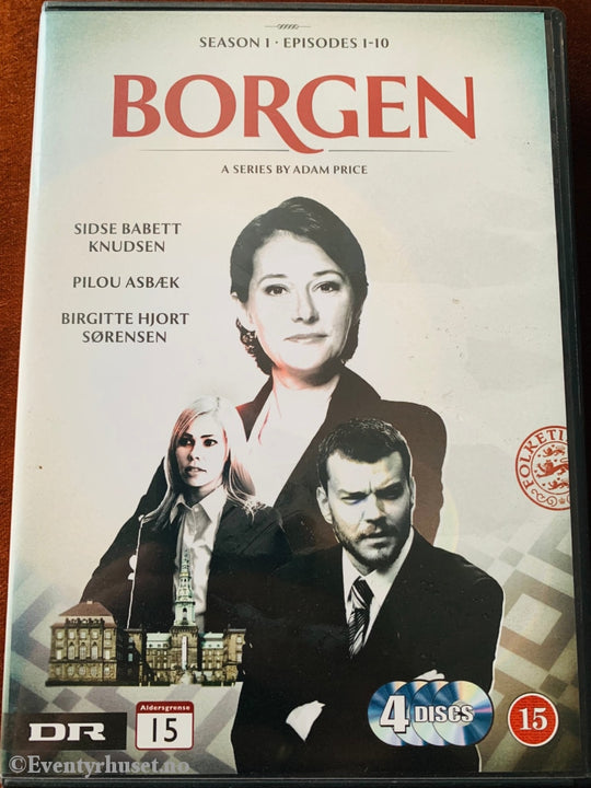 Borgen Sesong 1 Episode 1-10. Dvd Samleboks.