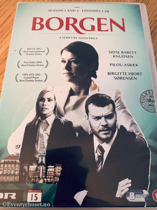 Borgen – Sesong 1 og 2. 2011. DVD samleboks