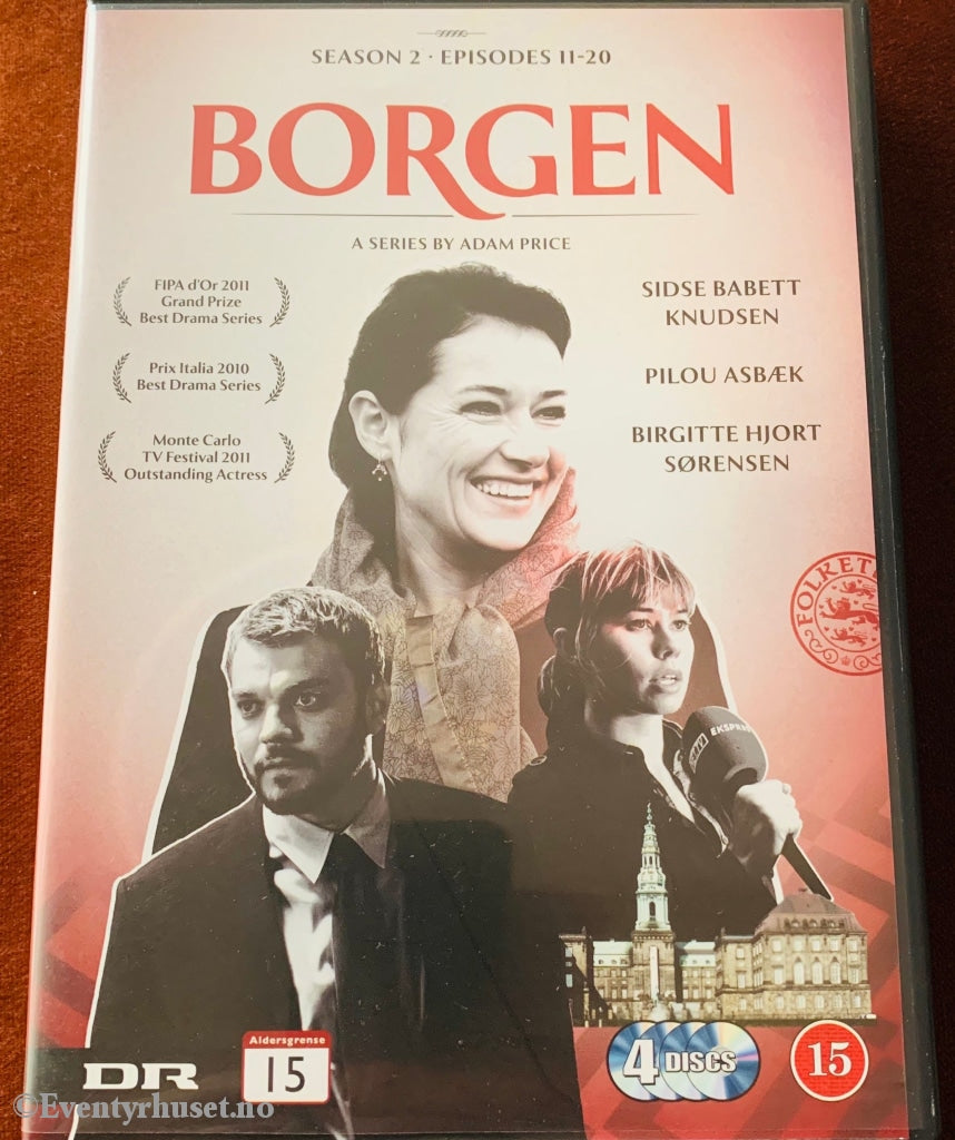 Borgen Sesong 2 Episode 11-20. Dvd Samleboks.