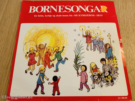 Bornesongar. Lp. Lp Plate