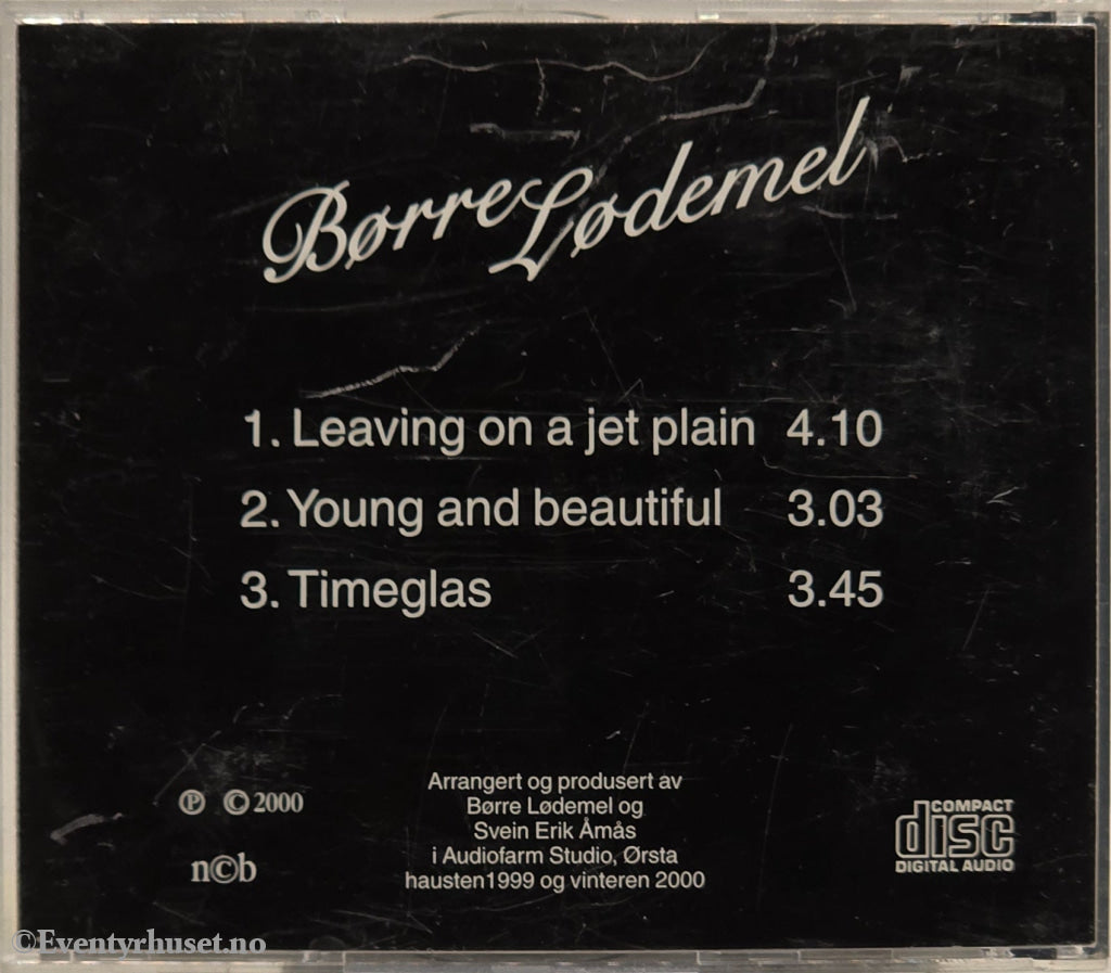 Børre Lødemel - Timeglas (2004). Musikk-CD.
