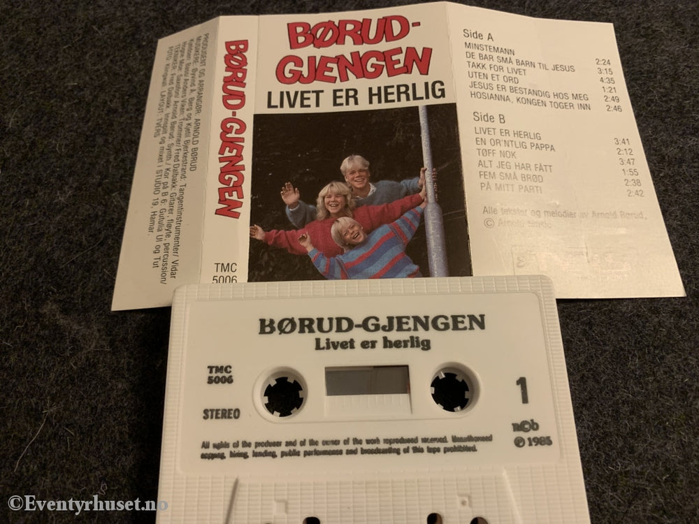 Børudgjengen - Livet Er Herlig. 1983. Kassett. Kassett (Mc)